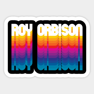 Retro Roy Proud Name Personalized Gift Rainbow Style Sticker